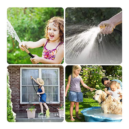 Expandable Garden Hose with Brass Connectors